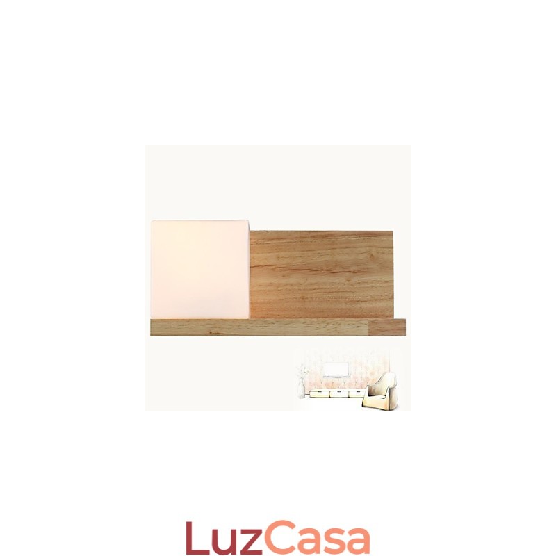 Luminária de parede One Light e vidro