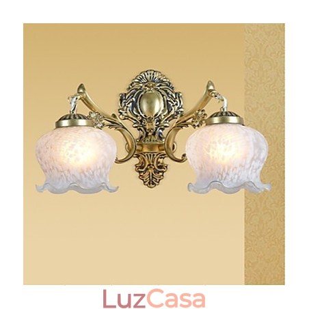 Apliques de parede tradicionais clássicos de metal