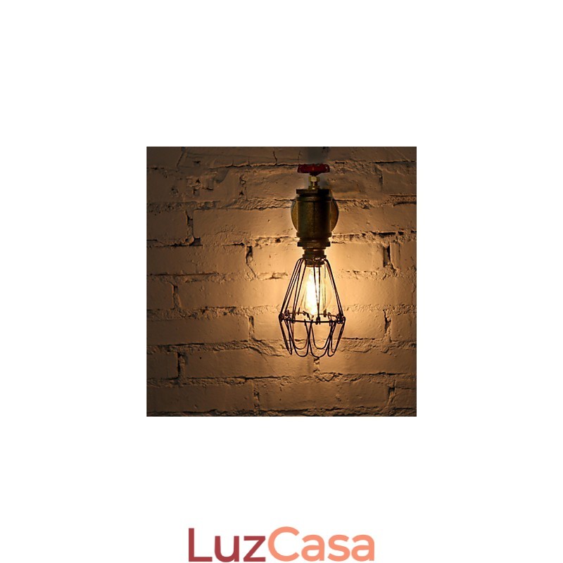Luminárias de parede vintage industriais para canos de água, loft, luz Edison para bar, restaurante, luminárias de parede, iluminação