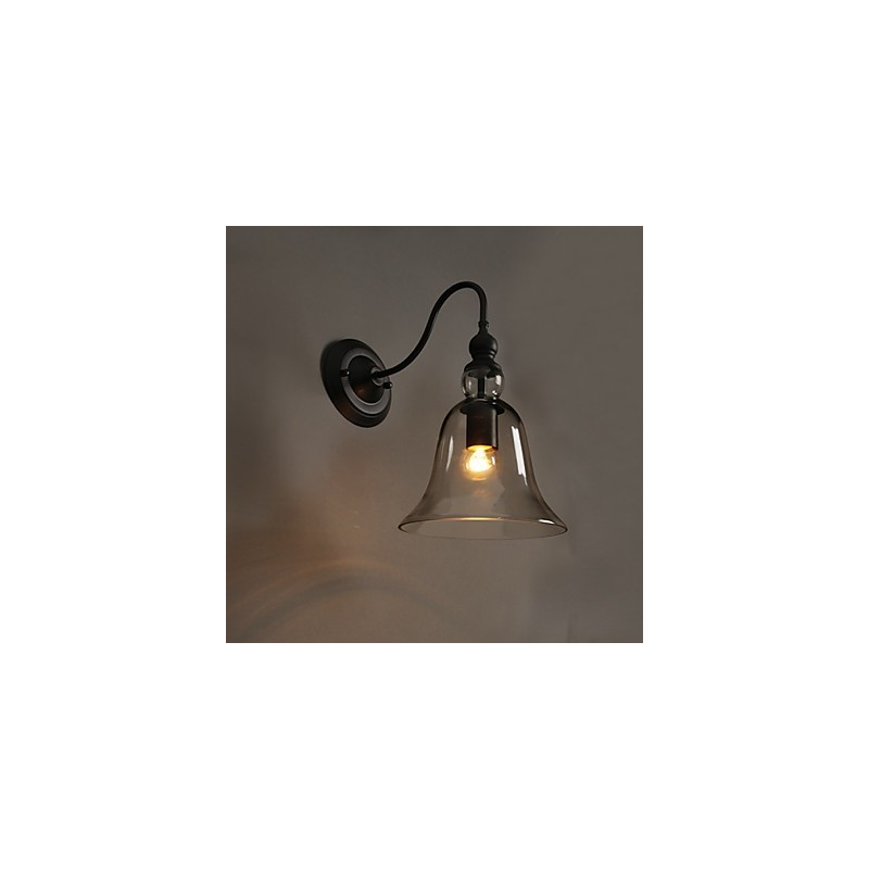 Luminária de parede de cristal criativa para jardim Bell Restaurando caminhos antigos Luz