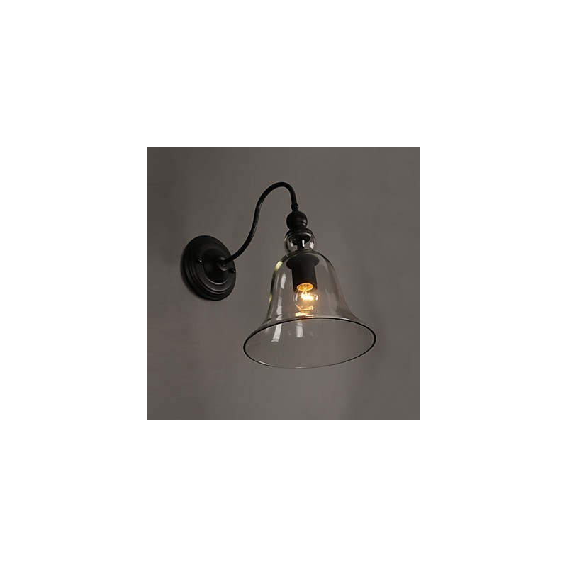 Luminária de parede de cristal criativa para jardim Bell Restaurando caminhos antigos Luz