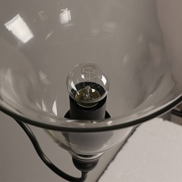 Luminária de parede de cristal criativa para jardim Bell Restaurando caminhos antigos Luz