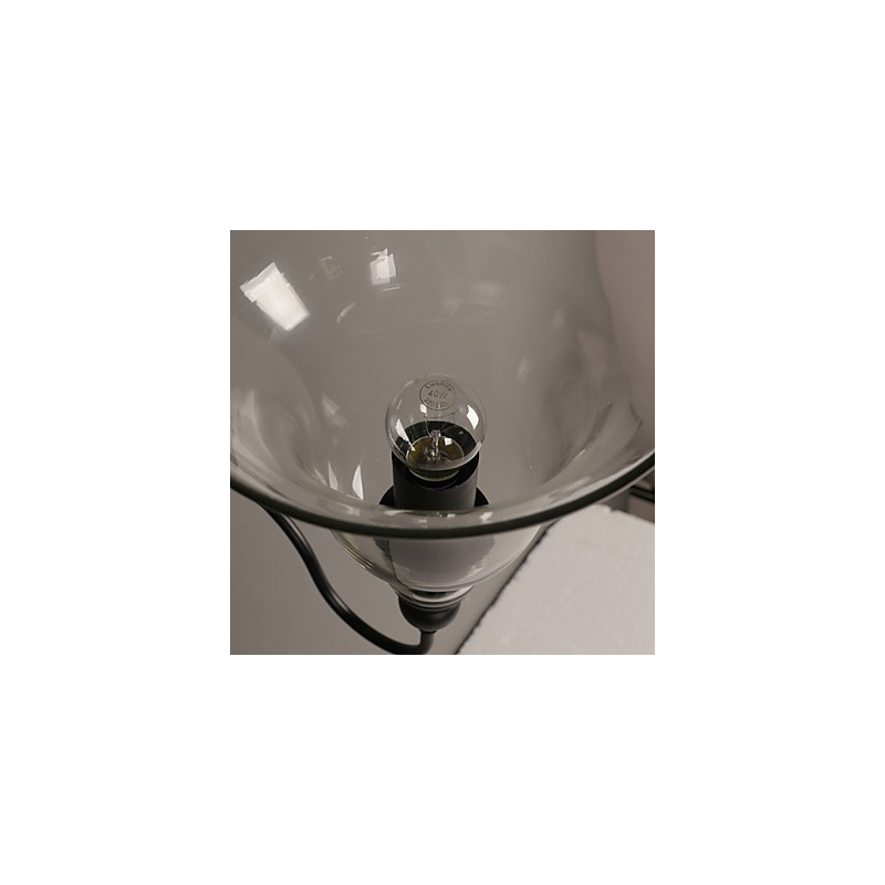Luminária de parede de cristal criativa para jardim Bell Restaurando caminhos antigos Luz