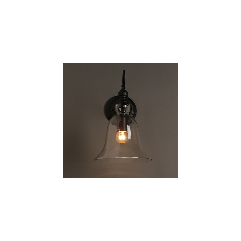 Luminária de parede de cristal criativa para jardim Bell Restaurando caminhos antigos Luz