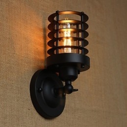 Retro Simples Elegante Preto Cabeceira Corredor Escadas Varanda Decorativo Parede Sconce