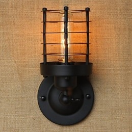Retro Simples Elegante Preto Cabeceira Corredor Escadas Varanda Decorativo Parede Sconce