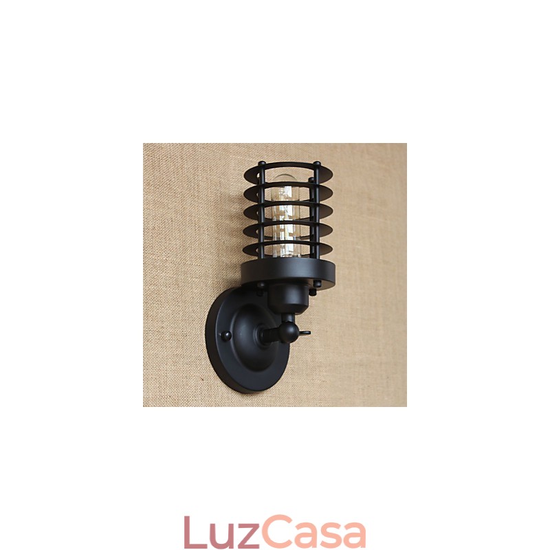 Retro Simples Elegante Preto Cabeceira Corredor Escadas Varanda Decorativo Parede Sconce