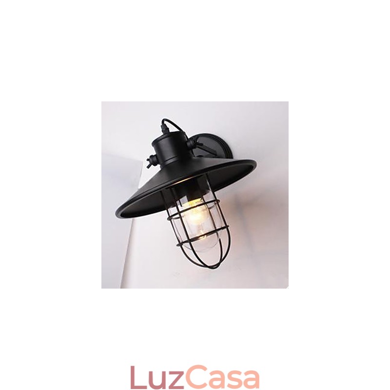 Luminária de parede para sala de estar Armazém Indústria Corredor rural Bar Decoração da cabeceira de uma cama Luminária de parede