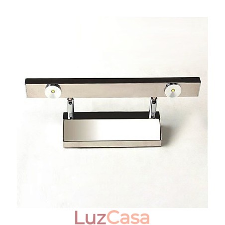 Apliques de parede Iluminação de banheiro Luzes de parede de leitura Mini estilo moderno contemporâneo Metal