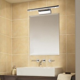 Apliques de parede Iluminação de banheiro Luzes de parede de leitura Mini estilo moderno contemporâneo Metal