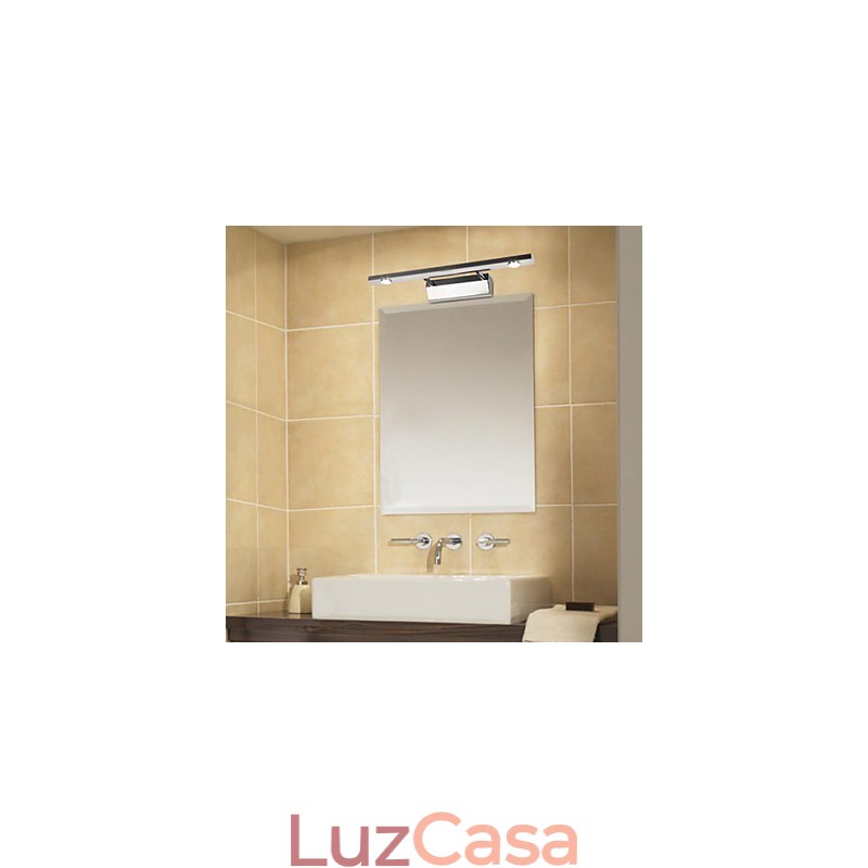 Apliques de parede Iluminação de banheiro Luzes de parede de leitura Mini estilo moderno contemporâneo Metal