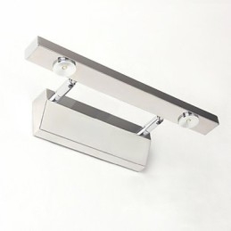 Apliques de parede Iluminação de banheiro Luzes de parede de leitura Mini estilo moderno contemporâneo Metal