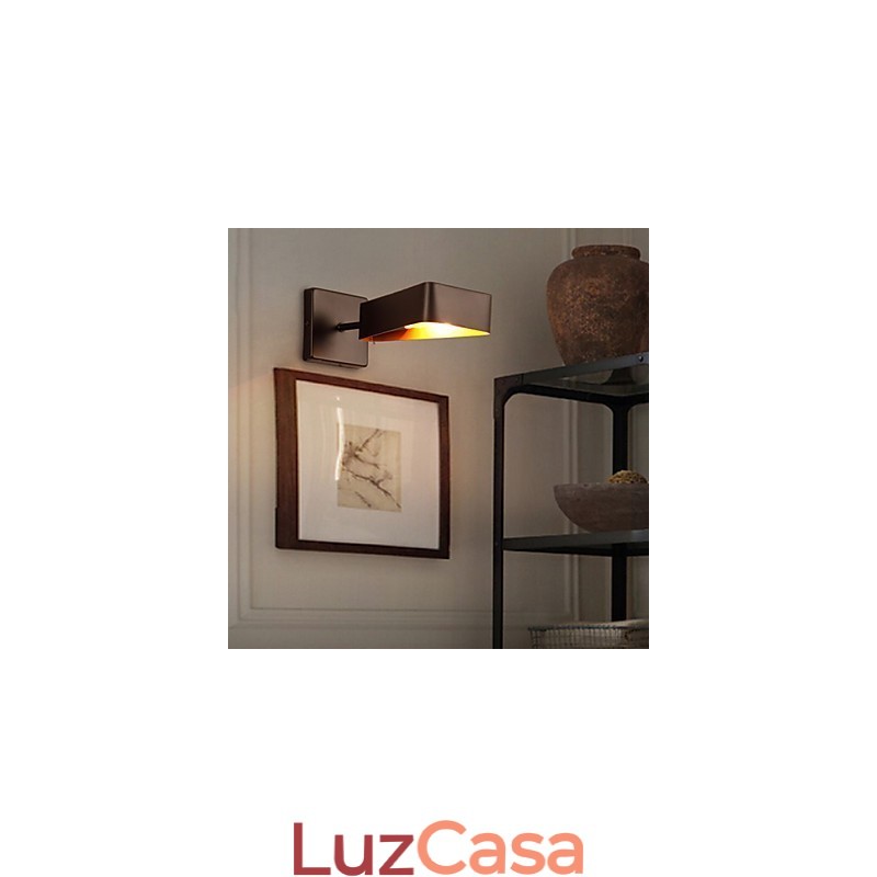 Luminária de parede industrial loft criativa de ferro forjado com restauração de formas antigas