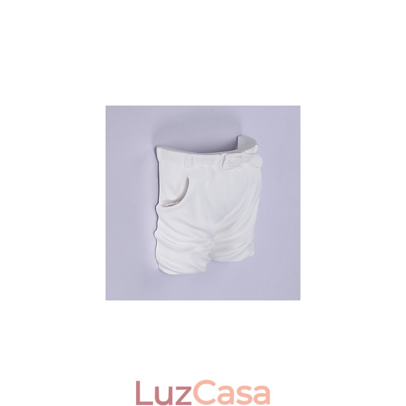 Luminária de parede de gesso para quarto infantil criativa contemporânea e contraída