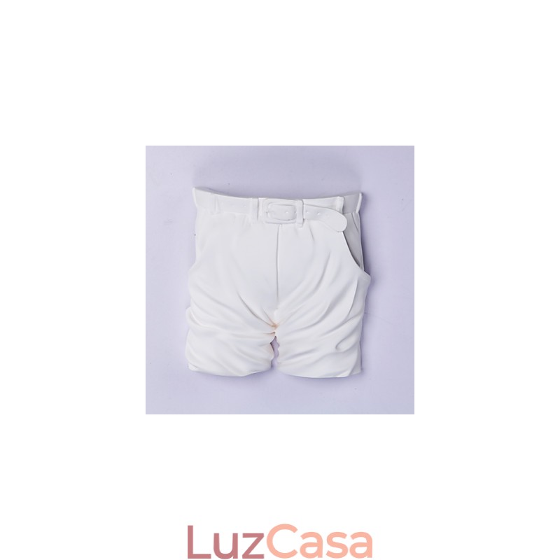 Luminária de parede de gesso para quarto infantil criativa contemporânea e contraída