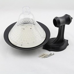 Lâmpada de parede para jardim, pátio, caminho, luz, energia solar, branca, para montagem na parede