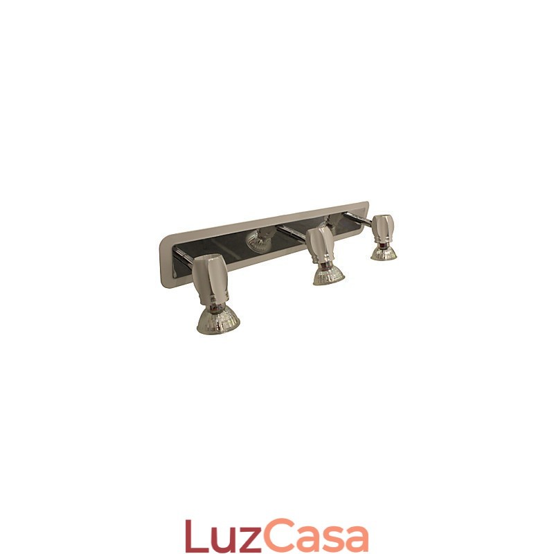 Moderno Chrome Wall Lights Luzes de banheiro com 3 luzes