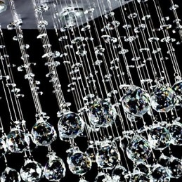 Moderno Contemporâneo Cristal Galvanizado Montagem Embutida