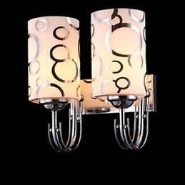 Luminária de parede de cristal criativa contemporânea e contratada