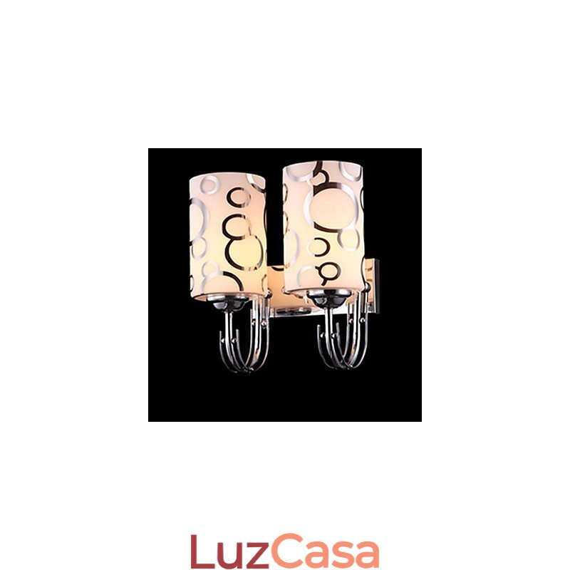 Luminária de parede de cristal criativa contemporânea e contratada