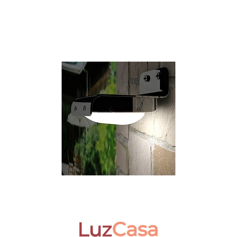 Sensor de voz ao ar livre lâmpada de luz solar alimentada por energia solar paisagem jardim parede cerca