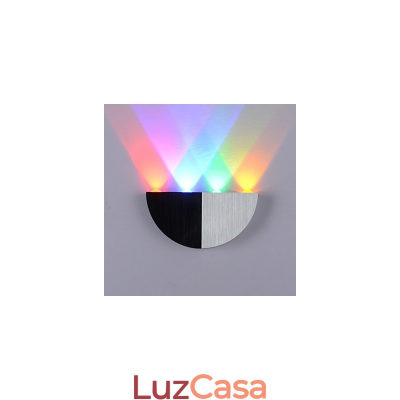 Luminárias de parede embutidas modernas contemporâneas de metal
