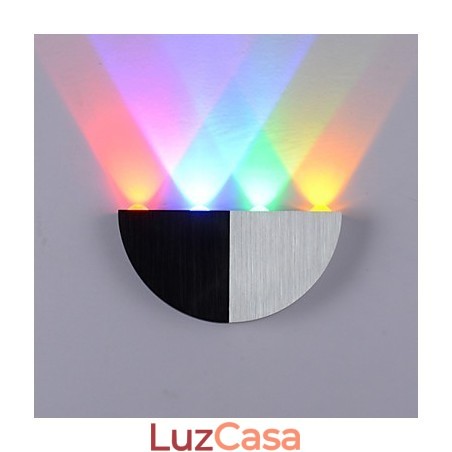 Luminárias de parede embutidas modernas contemporâneas de metal Luminárias de parede embutidas modernas contemporâneas de metal