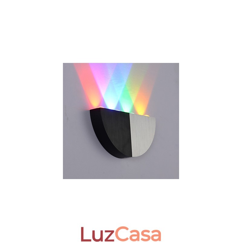 Luminárias de parede embutidas modernas contemporâneas de metal