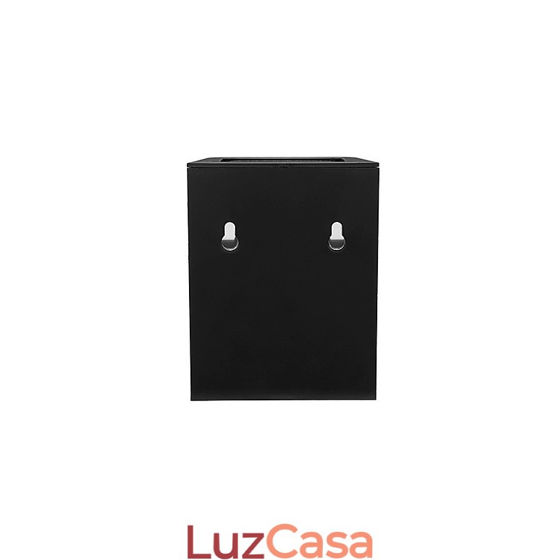 Luminária de parede com energia solar amarela quente para deck com 2 lanternas
