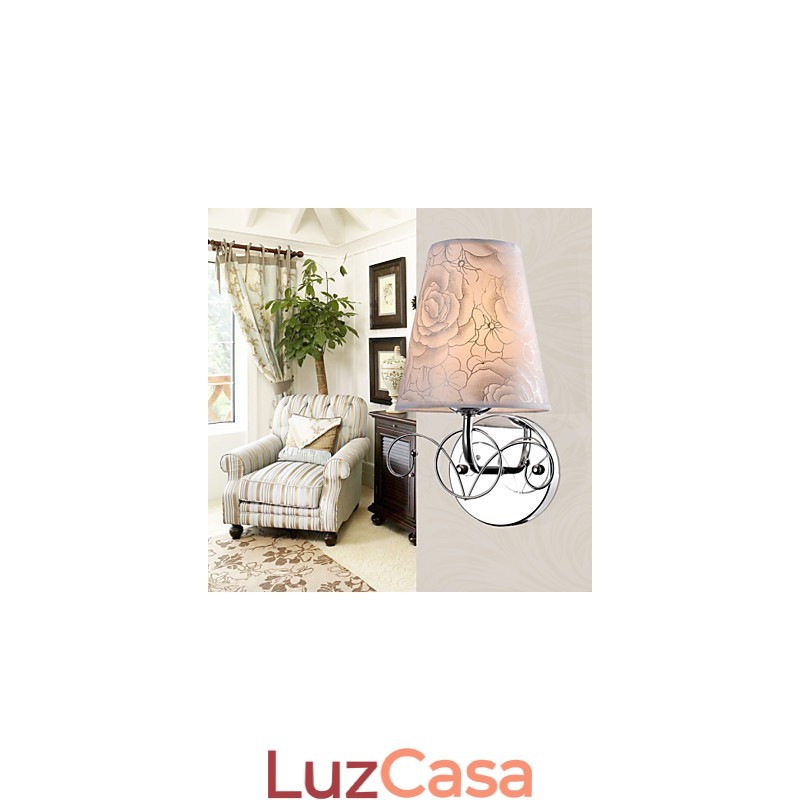 Luminária de parede de cristal contemporânea e contraída criativa em estilo europeu