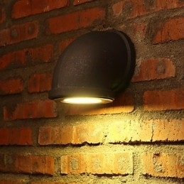 Luminária de parede estilo loft, vintage, para balcão de bar, com cano de água, holofote, iluminação para lote, lâmpada para varanda e escada