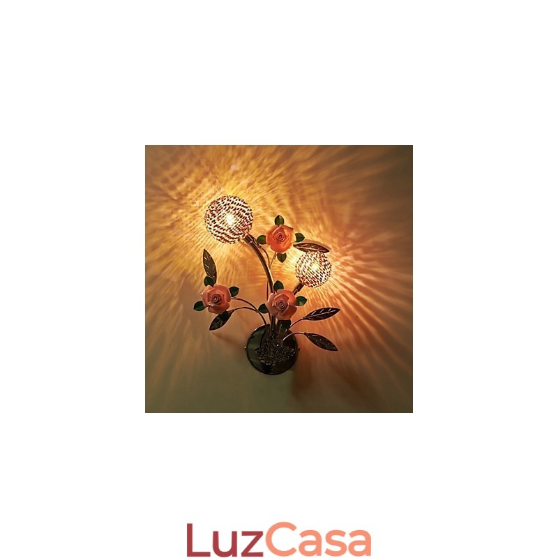 Apliques de parede Cristal Moderno Contemporâneo Metal