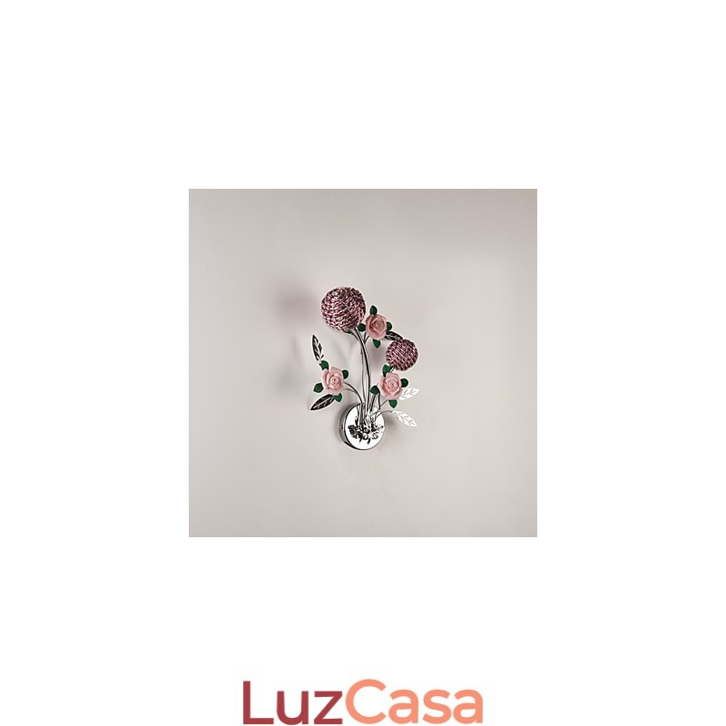 Apliques de parede Cristal Moderno Contemporâneo Metal