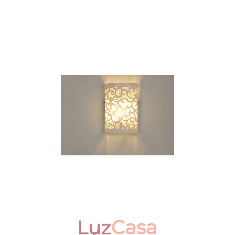 Decoração de alta qualidade ALL BLUE de padrões ou desenhos esculpidos em luminária de parede de madeira