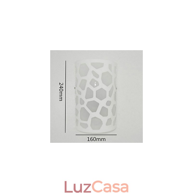 Decoração de alta qualidade ALL BLUE de padrões ou desenhos esculpidos em luminária de parede de madeira