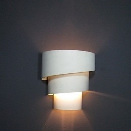 Luminária de parede espiral de design moderno de alta qualidade Luminária de parede criativa
