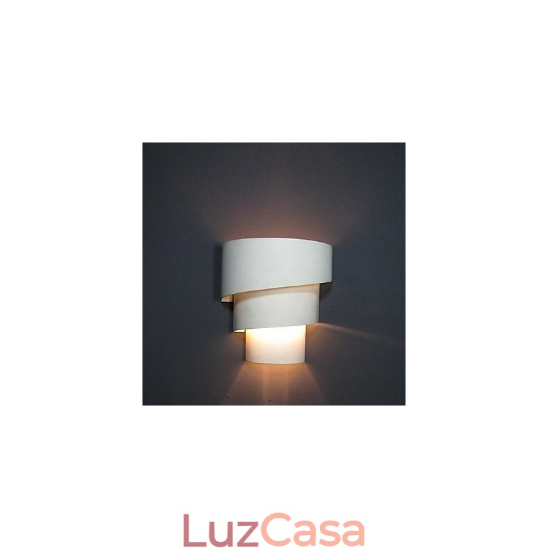 Luminária de parede espiral de design moderno de alta qualidade Luminária de parede criativa
