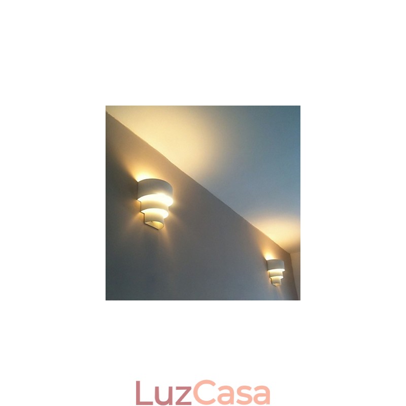 Luminária de parede espiral de design moderno de alta qualidade Luminária de parede criativa