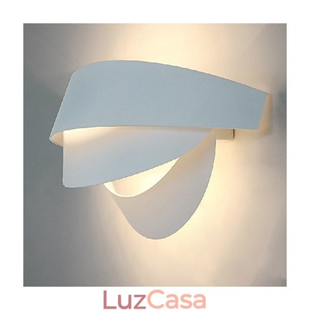 Luminárias de parede embutidas modernas contemporâneas de metal