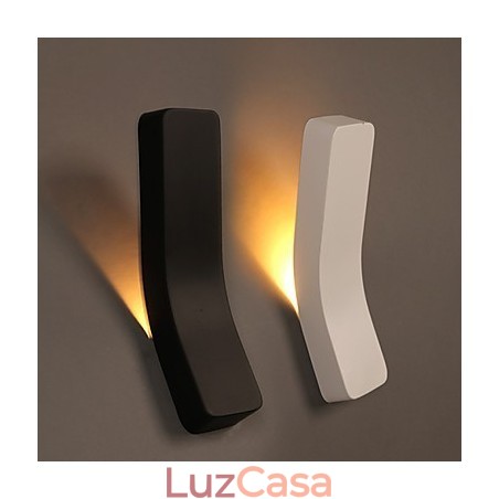 Luminária de parede de ferro forjado curvado criativo contraído e contemporâneo com luzes elétricas Luminária de parede de ferro forjado curvado criativo contraído e contemporâneo com luzes elétricas