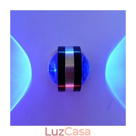 Luminárias de parede embutidas modernas contemporâneas de metal Luminárias de parede embutidas modernas contemporâneas de metal