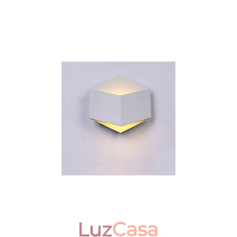 Luminária de parede acrílica criativa com diamante
