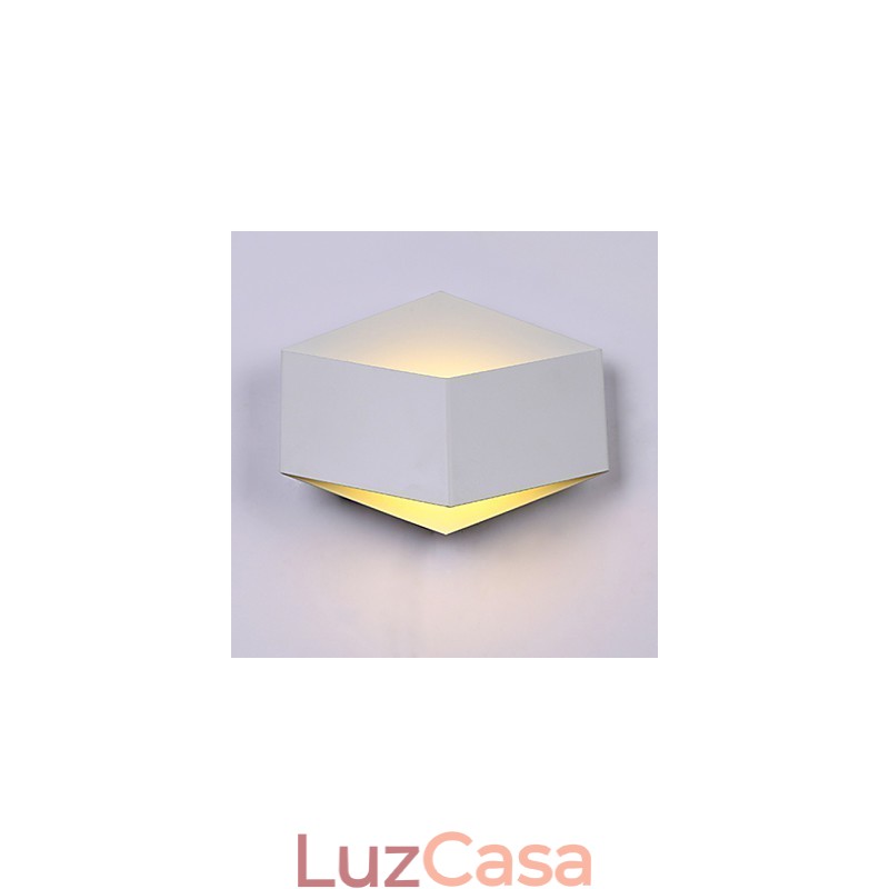 Luminária de parede acrílica criativa com diamante