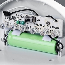Lâmpada Solar Alimentada por Energia Solar Luz de Jardim Externa Sensor Automático Luz Solar Ativada (Branco)