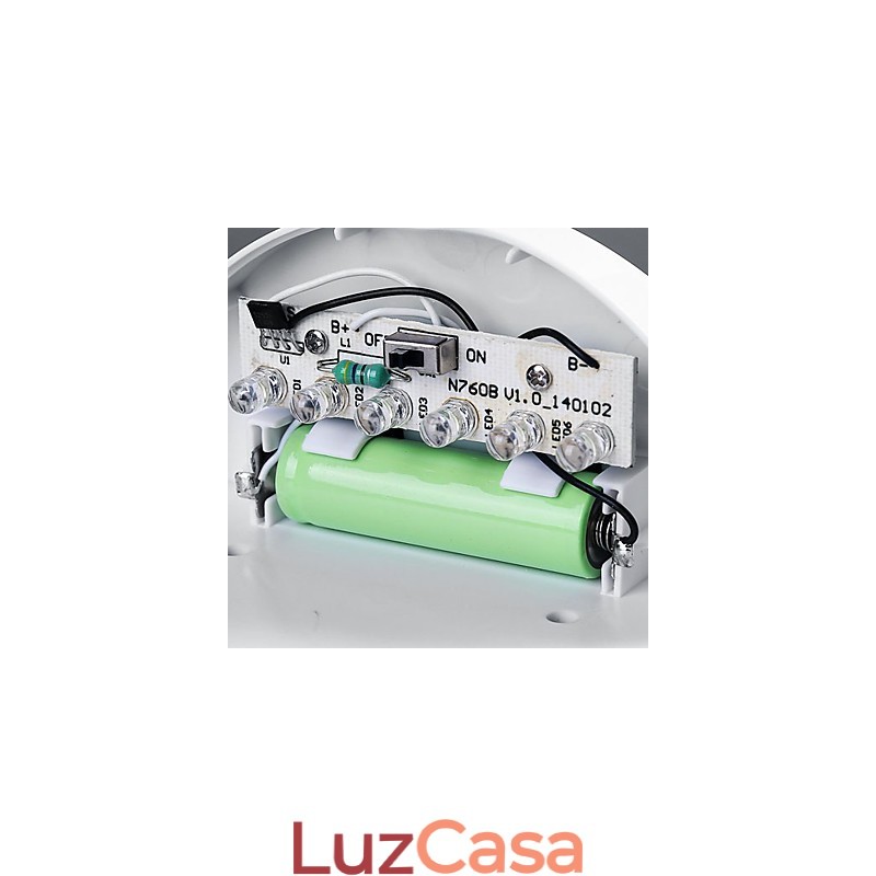 Lâmpada Solar Alimentada por Energia Solar Luz de Jardim Externa Sensor Automático Luz Solar Ativada (Branco)