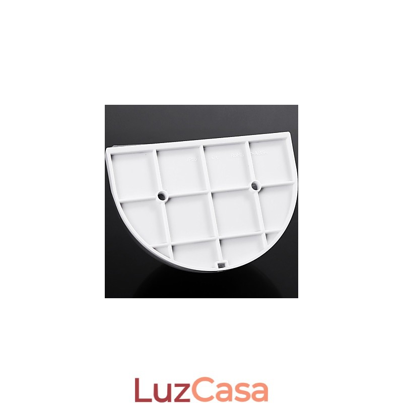 Lâmpada Solar Alimentada por Energia Solar Luz de Jardim Externa Sensor Automático Luz Solar Ativada (Branco)