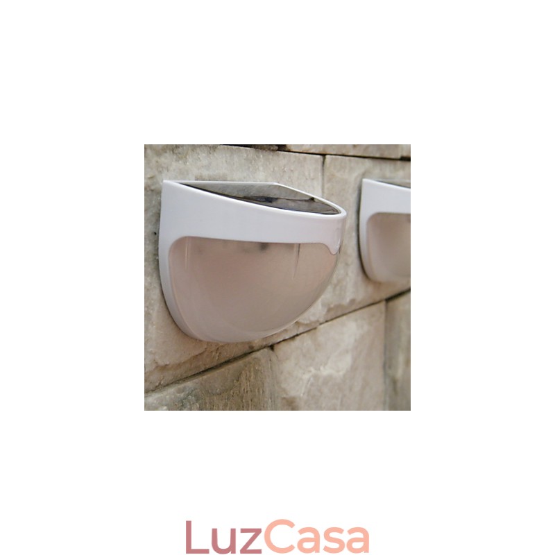 A nova lâmpada de parede solar com controle de som e luz, luz de jardim, lâmpada de cerca, luzes de villa