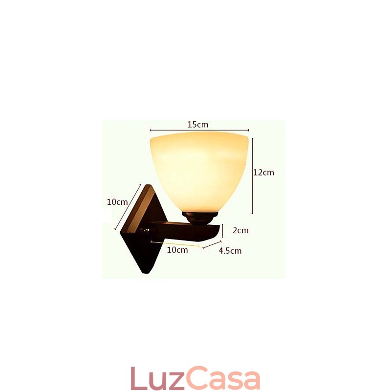 Luminária de parede Vidro Quente Moderno Luminária de parede Da cabeceira de uma cama Luzes