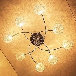 Moderno Contemporâneo Cristal Galvanizado Montagem Embutida