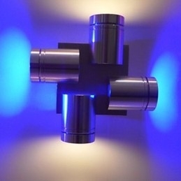 Mini Estilo Flush Mount Wall Lights Moderno Contemporâneo Metal